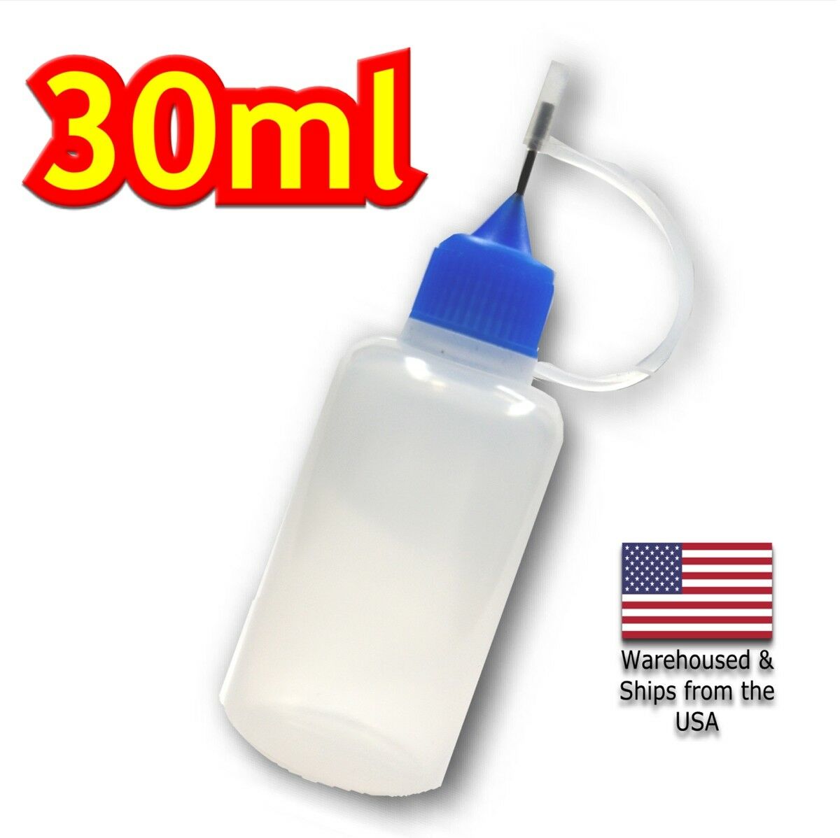 30ml Quality Empty Plastic Needle Tip Bottles Squeezable Ldpe Plastic Bottles