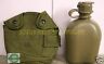 Genuine Usgi Us Military 1 Quart Water Canteen W Nbc Cap And Cover Army Od Green