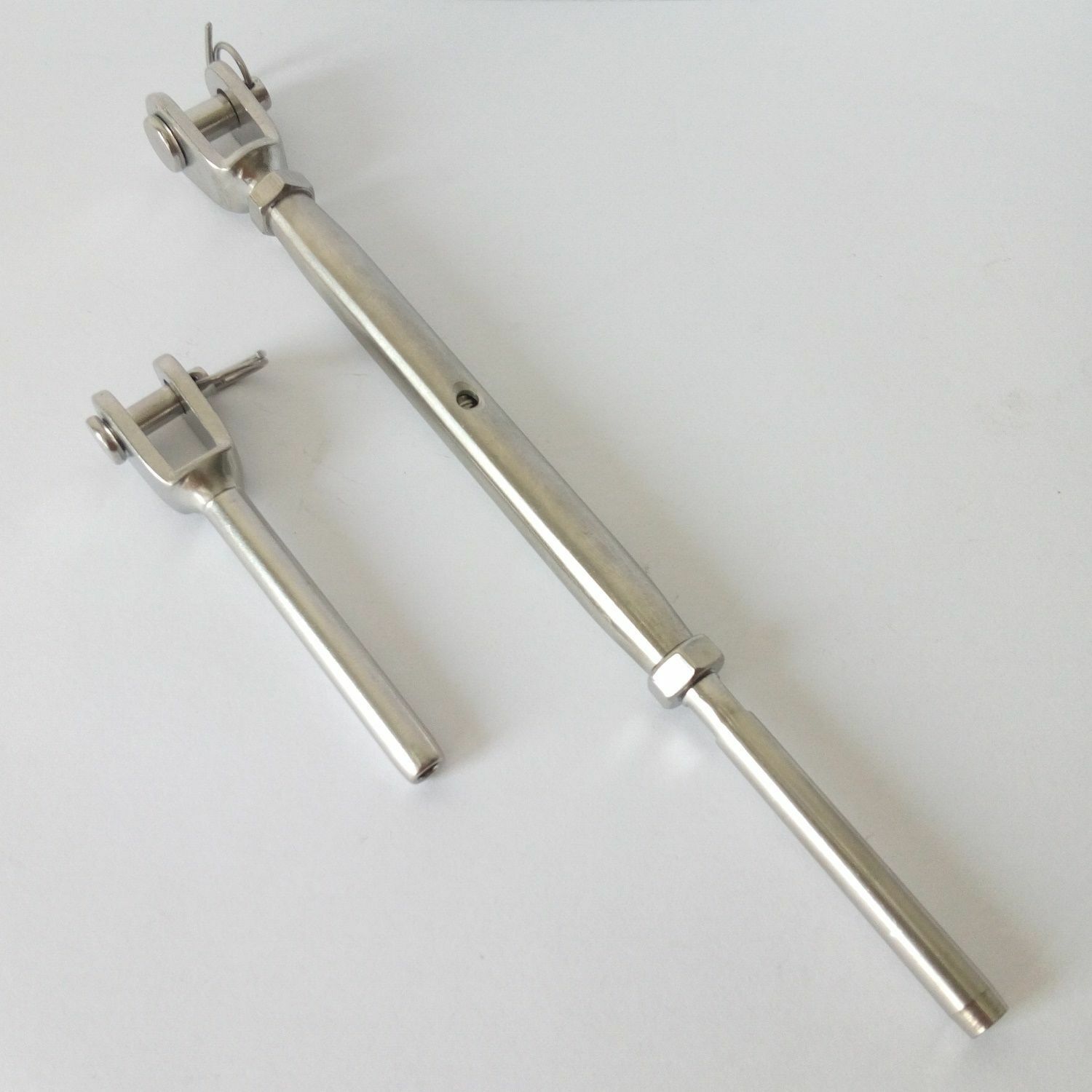 T316 Stainless Steel Swage Fork Turnbuckle Terminal Set For 1/8" Cable Railing
