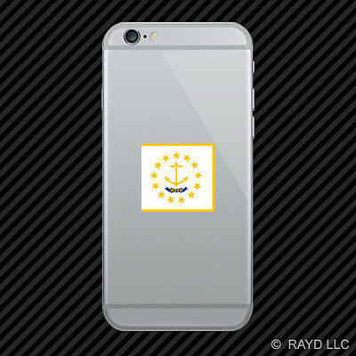 Rhode Island Flag Cell Phone Sticker Mobile State Rhode Islander Ri