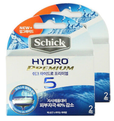 Schick Hydro 5 Premium Razor Blades-4 Refill Cartridges(power Select Compatible)
