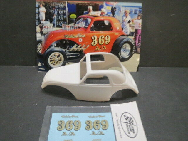 New!! Walden Bros. 37' Fiat A/a 1/25 Resin Body & Decal From Fremont Racing