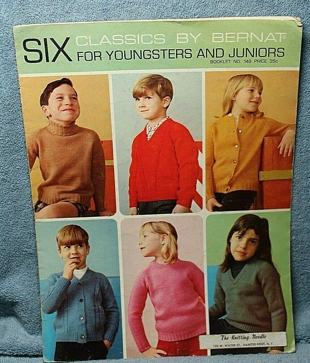 Bernat Six Classics For Youngsters And Jumiors Booklet  No. 148 - 1967