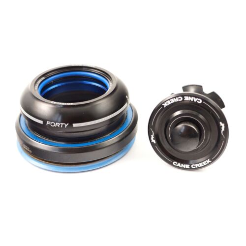Cane Creek Tapered 40 Is42/28.6 Is52/40 Short Cover Integrated Headset Black