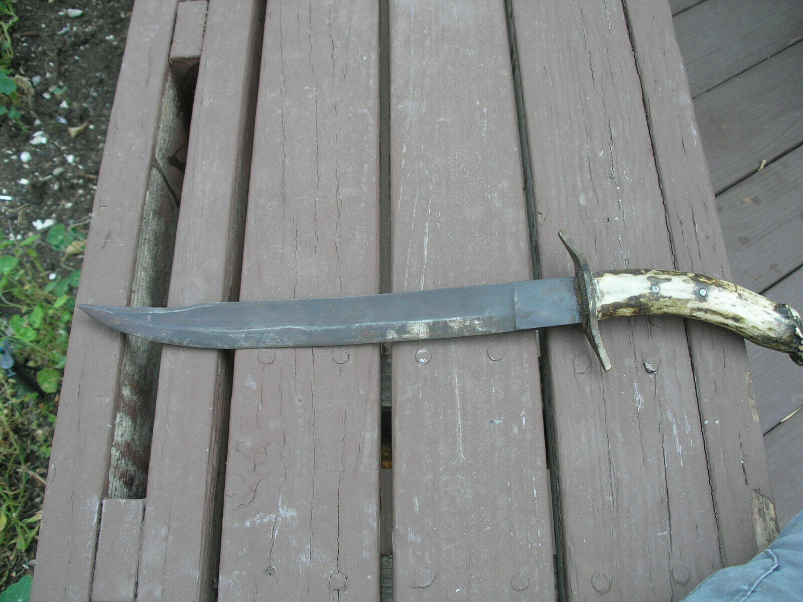 Nice Civil War Bowie Knife Made From Sword Blade