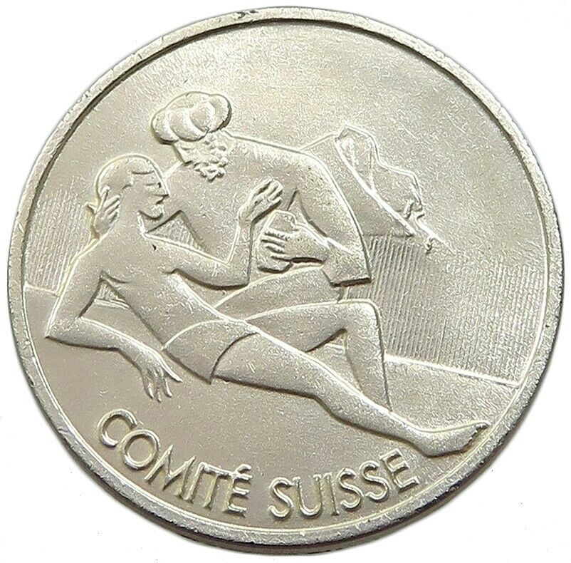 Switzerland Silver Medal 1969 Hospital Comite Suisse 30mm 12g #alb30 411
