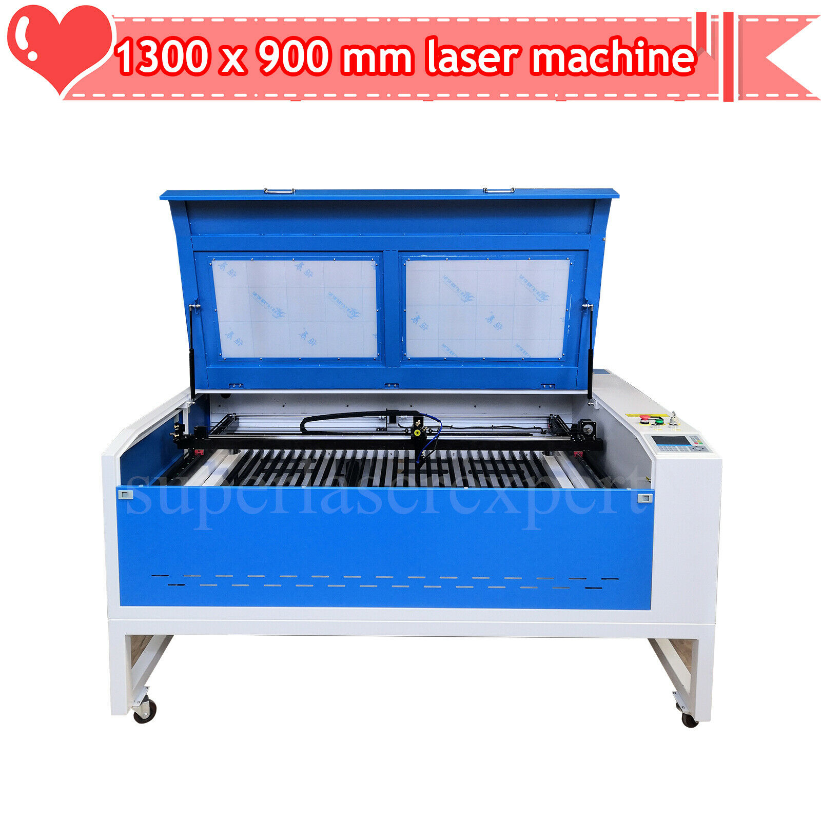 Reci 100w W2 Co2 Laser Cutting&engraving Machine 1300*900mm With Motorized Table