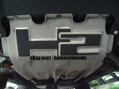 Fits Hummer H2 Skid Plate Decals 03 04 05 06 07 08 09 And Sut