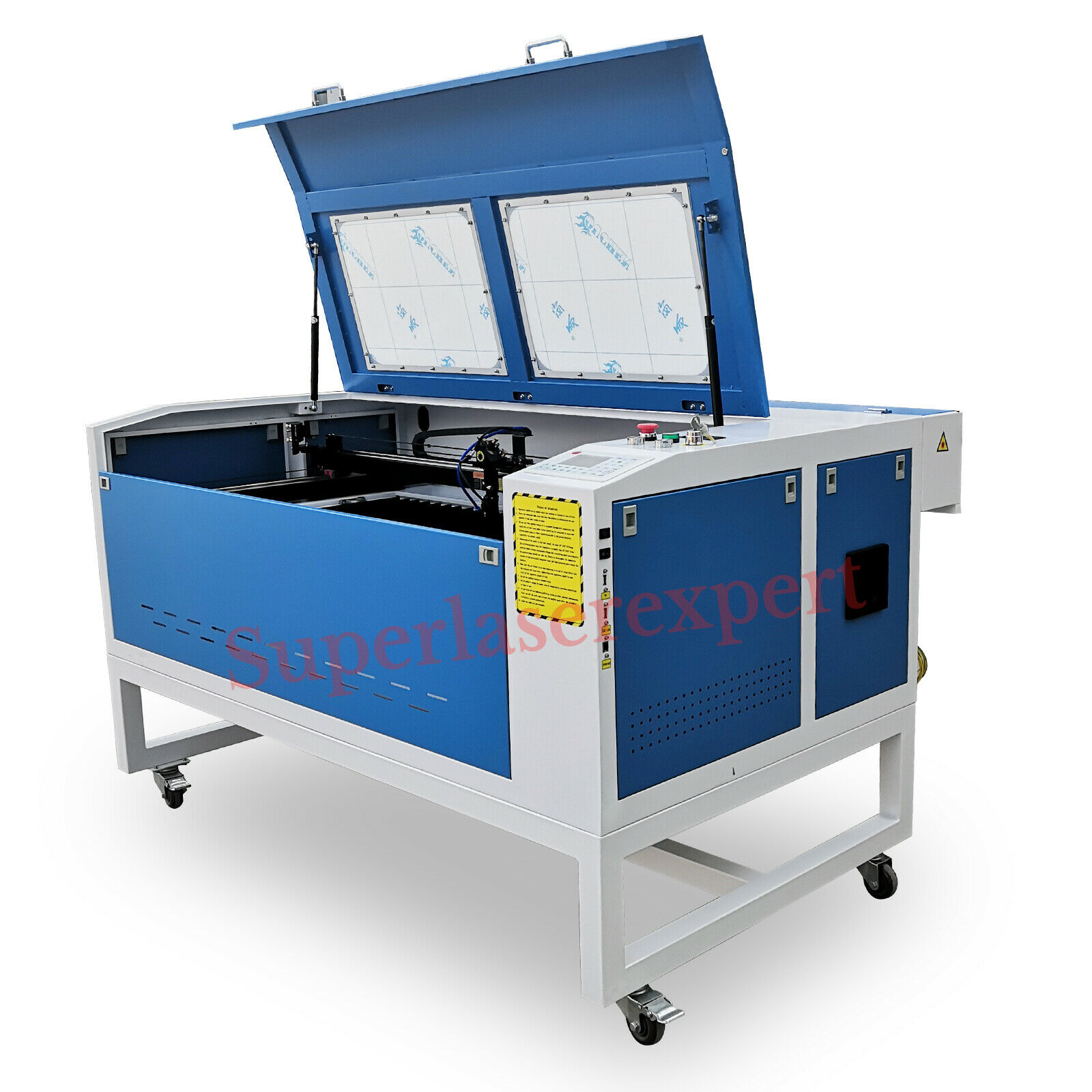 Reci 130w Ruida Co2 Laser Cutting Engraving Machine 1000*600mm With Motorized