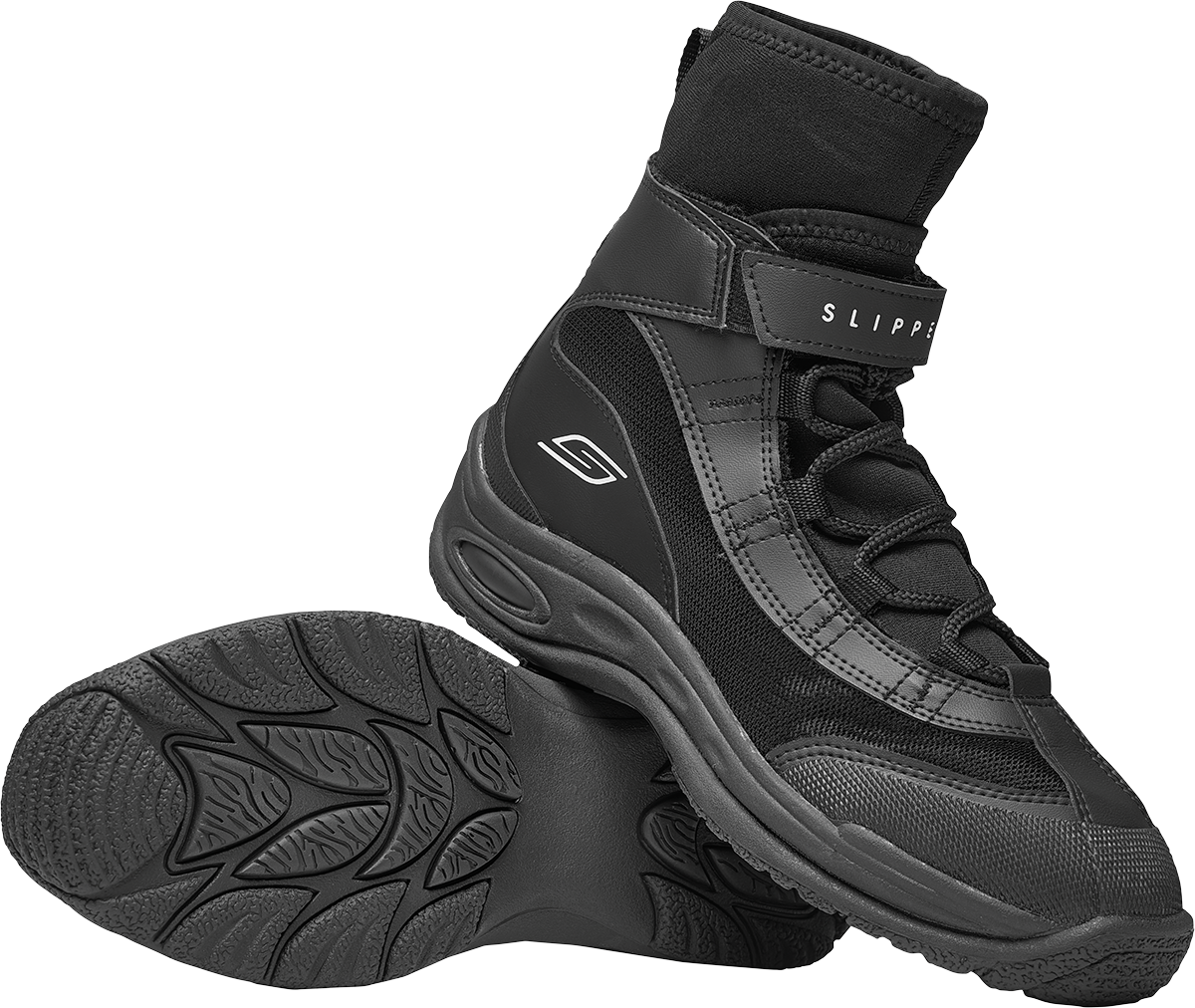 Slippery Liquid Race Boots - Black | Xs
