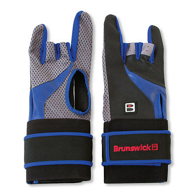Brunswick Grip All X Black/blue Right Handed Deluxe Bowling Glove