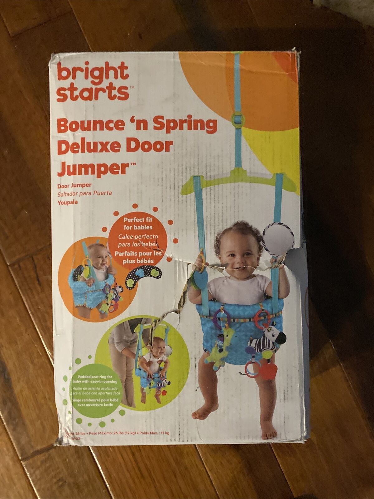 Baby Activity Jumper Bumper Doorway Hanging Chair Secure Bouncer Kids Exerciser