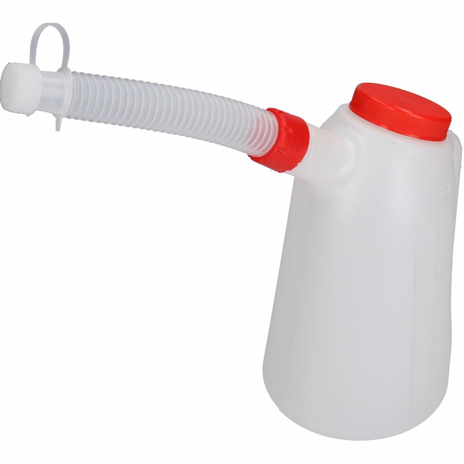 Measuring Pouring Jug 2ltr Capacity With Flexible Spout For Fuels Liquids Water