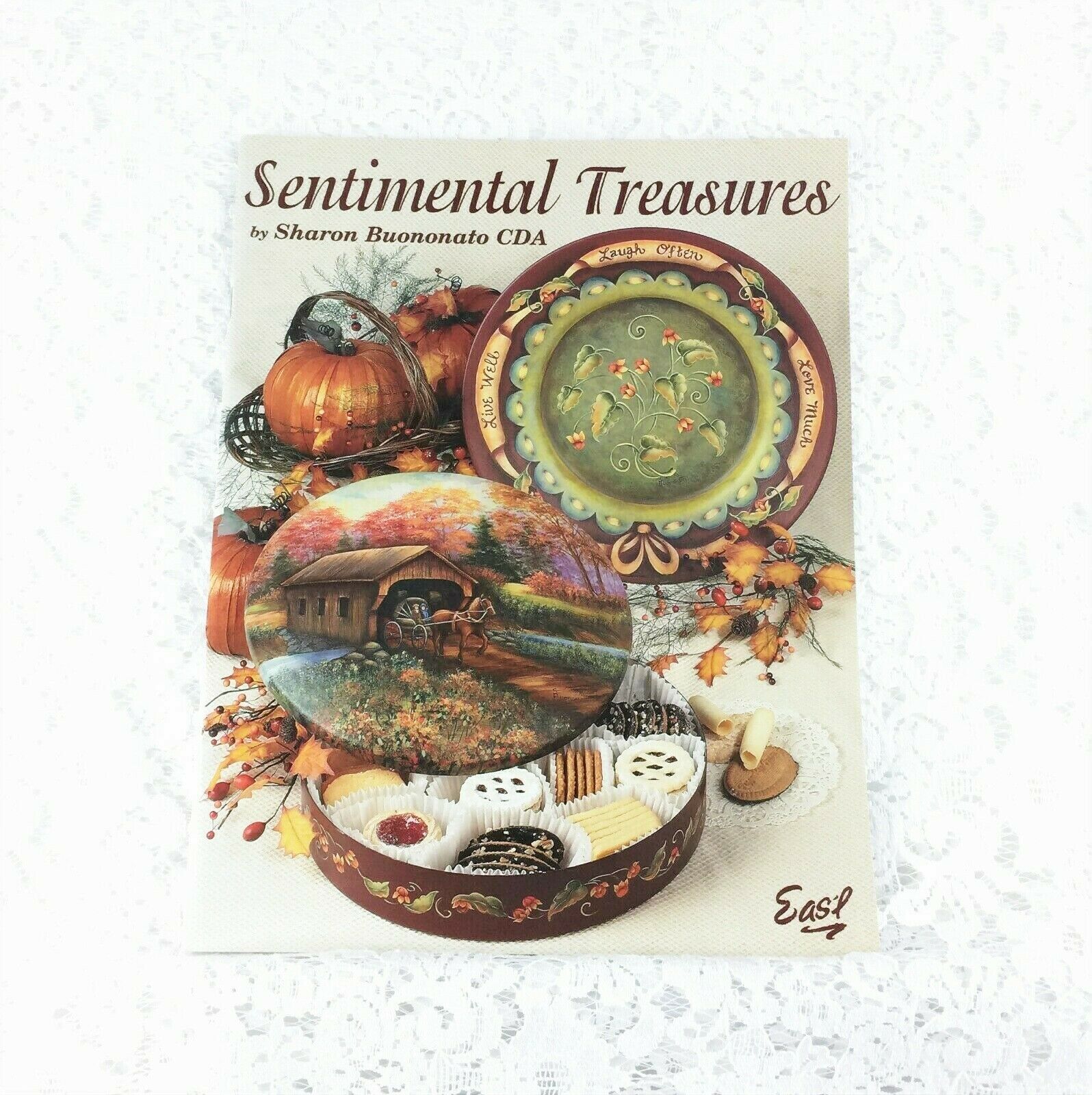 Tole Paint Book - Sentimental Treasures - Sharon Buononato - Eas'l - 2002