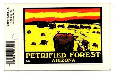 Lot Of 12 Petrified Forest Arizona Luggage Decals Stickers - New - Free S&h