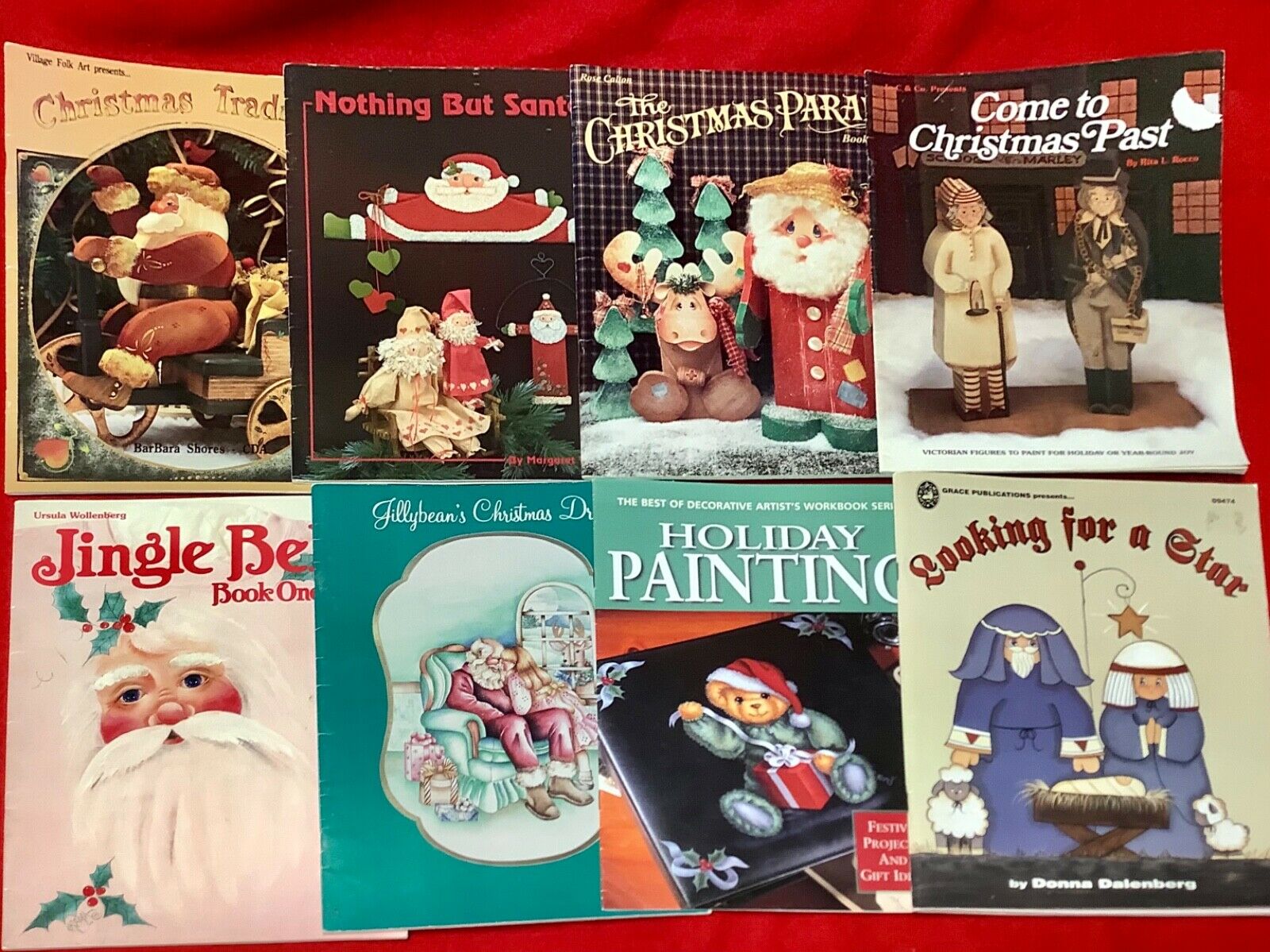 8 Decorative Tole Painting Holidays Santas Jillybean Calton Wollenberg Wilburn
