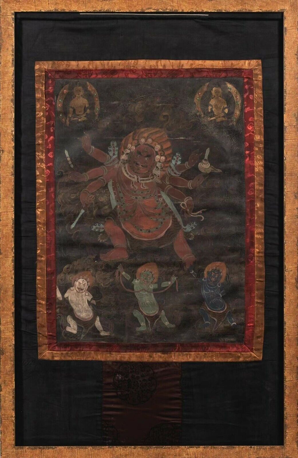 Thangka Depicting Six-armed Mahakala (19th/20th)