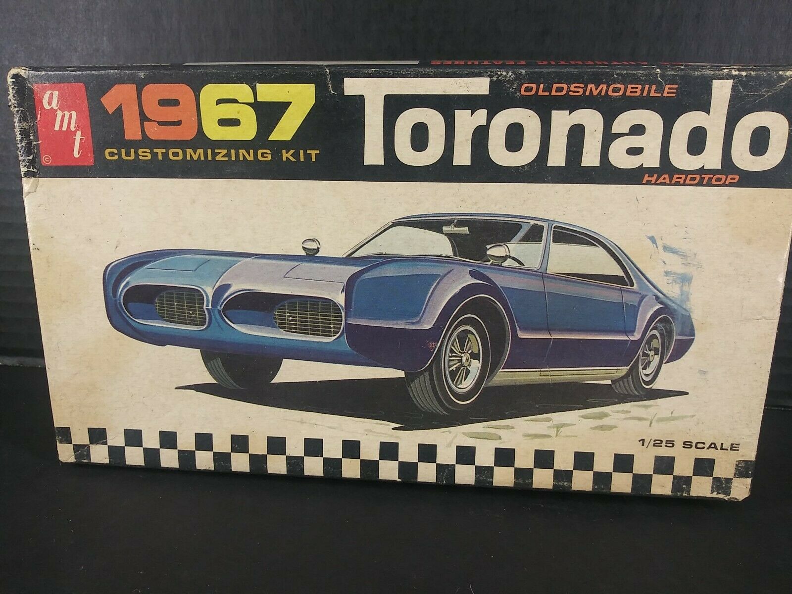 Amt 1967 Oldsmobile Toronado Hardtop  #6937-200. Box / Instructions /decals Only