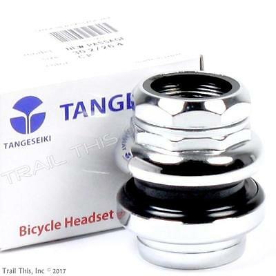Tange Seiki Passage 1" 1-inch Threaded 26.4mm Chrome Traditional Bicycle Headset