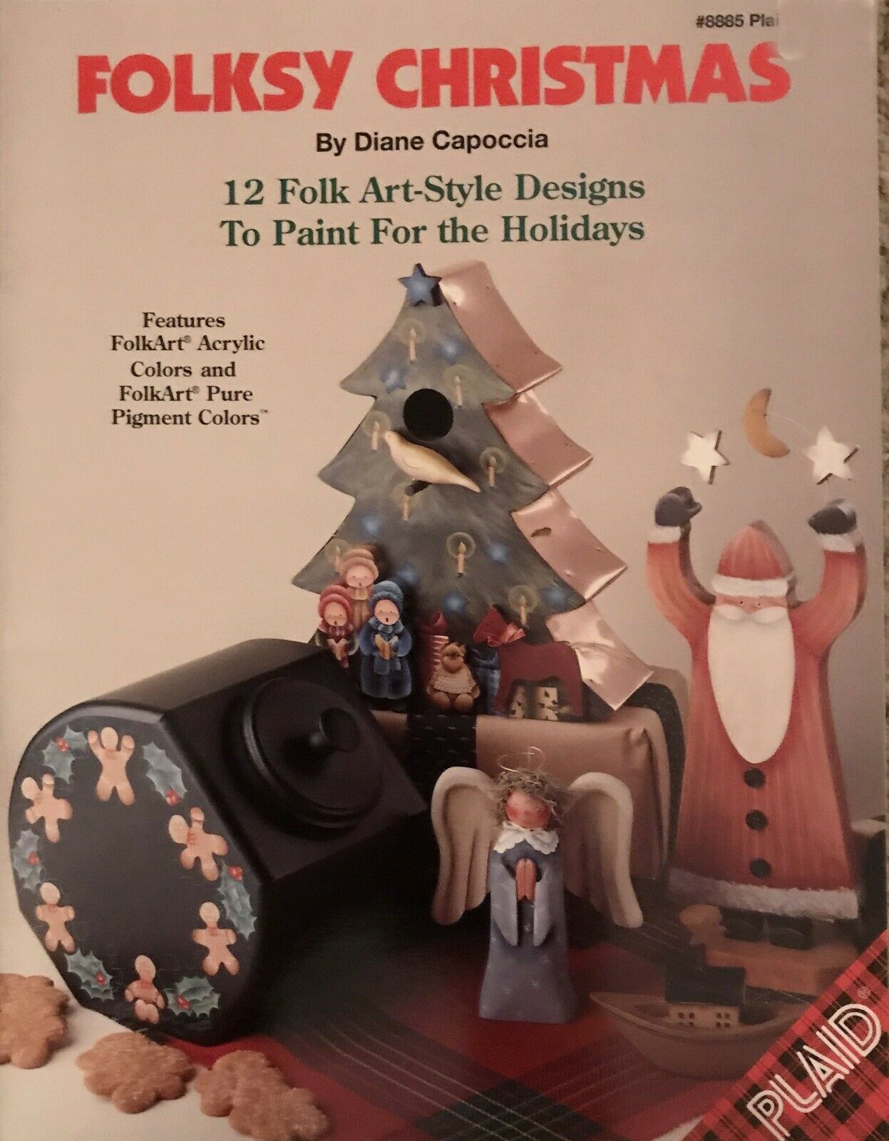 Folksy Christmas By Diane Capoccia - Tole Painting Book