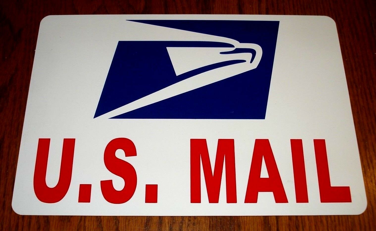 (1)  U.s. Mail Magnetic Sign  Usps - 8" X 12" Usa Made 25% Off 3 Or More!
