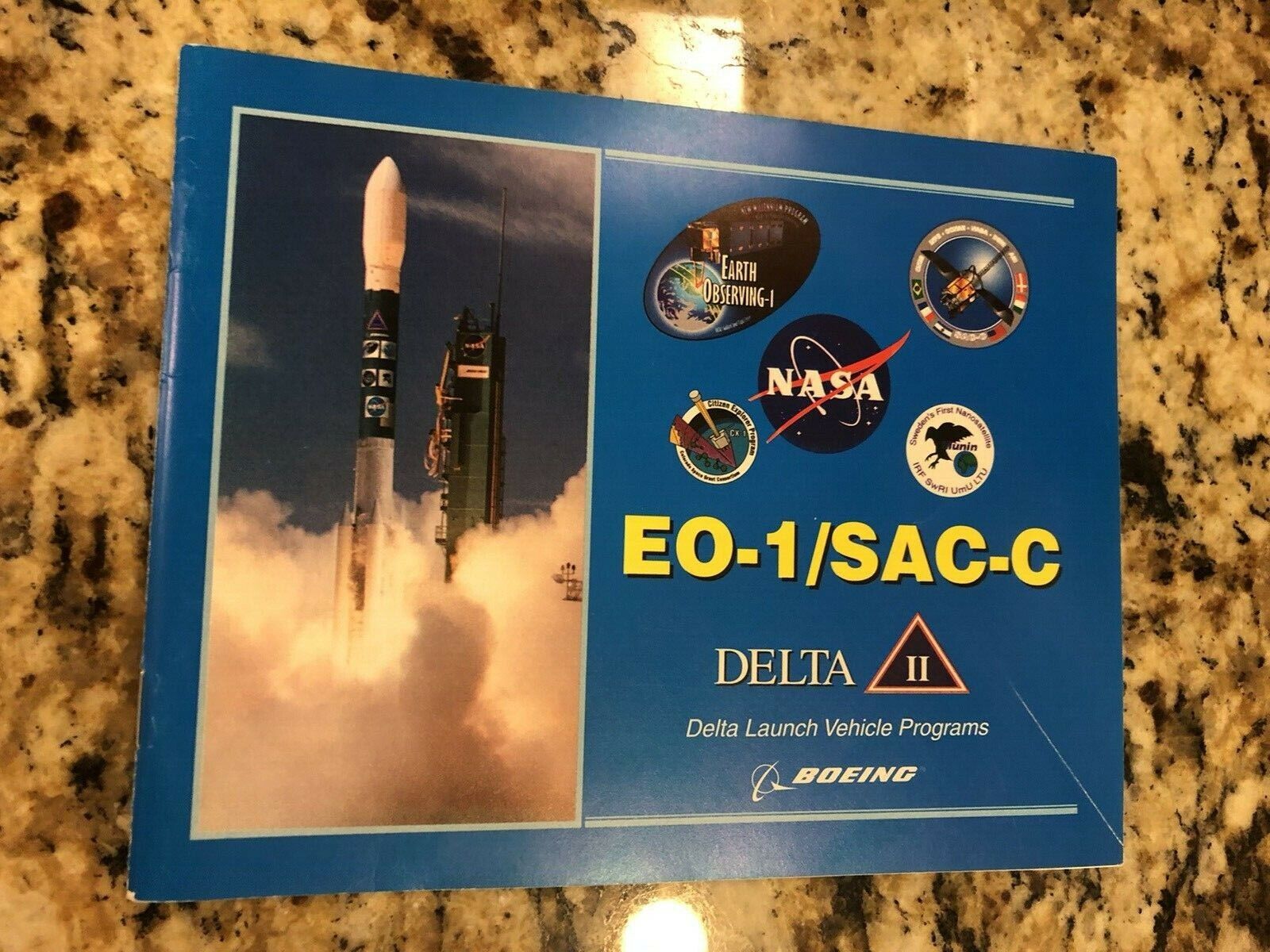 Boeing Delta Launch Vehicle Nasa Earth Observing Satellite Booklet