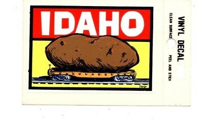 Lot Of 12 Idaho Big Potato Souvenir Luggage Decals Stickers - New - Free S&h