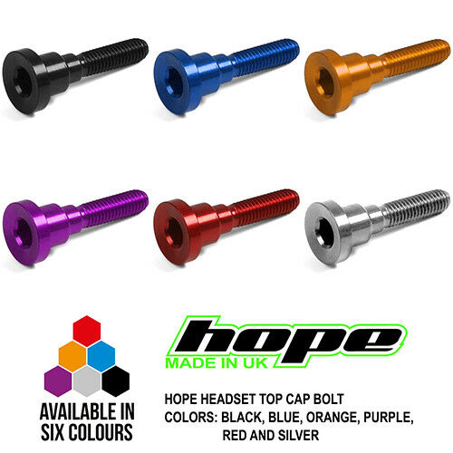 Hope Headset Top Cap Bolt Hs114 - All Colors - Brand New