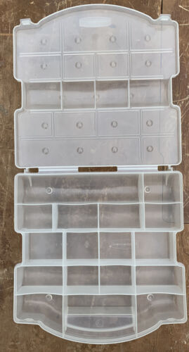 Rubbermaid Craft Organizer Thread Latching Storage Box 17 Different Spaces