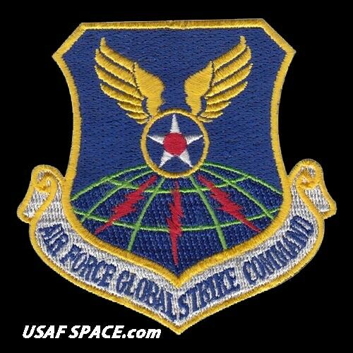 Authentic Air Force -global Strike Command- Afgsc -usaf Vel Patch Mint *****