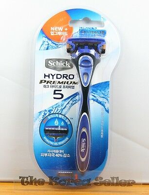 New Schick Hydro 5 Premium Razor Shaver (1 Razors Handle + 1 Blades) Genuine