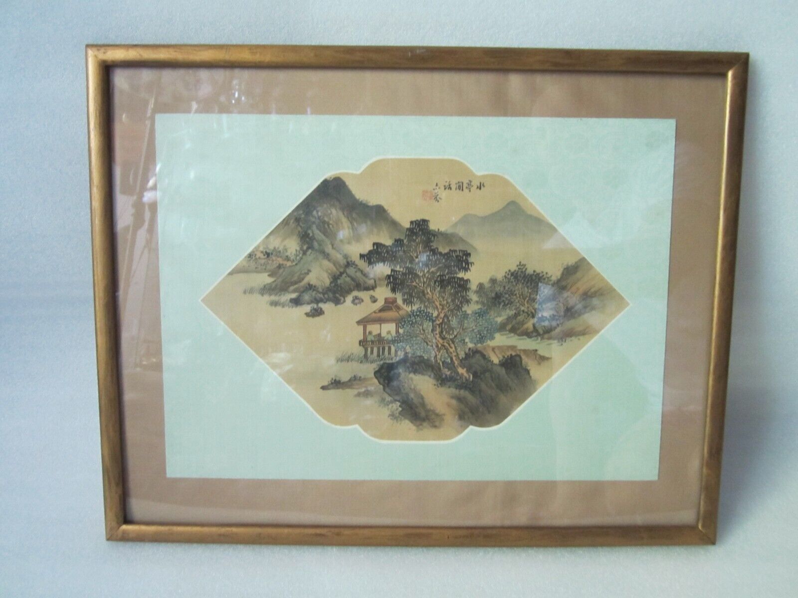 Beautiful Original Antique Chinese Painting On Silk 19” X 14”