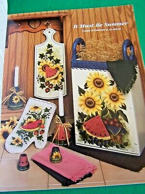 Tolehaven Collection  V6 By Gail Anderson 1994 Birds Flowers Melons Paint Book