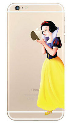 Snow White Holding Apple Decal Sticker For Iphone 6 Plus (5.5")
