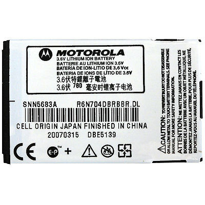 Oem Snn5683a Battery For Motorola V635 V551 V555 V557 V600 V620 A630 E550