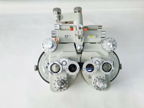 Minus Manual Phoropter Vision Tester Optometry Refractor Creamy White Color