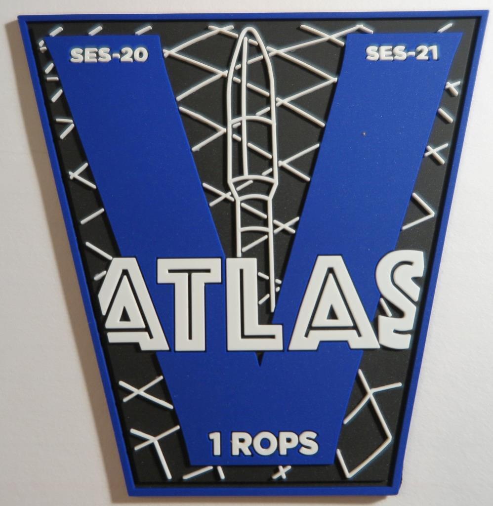 Atlas V Ses 20 & 21 Booster Mission Space Patch 1 Rops Pvc