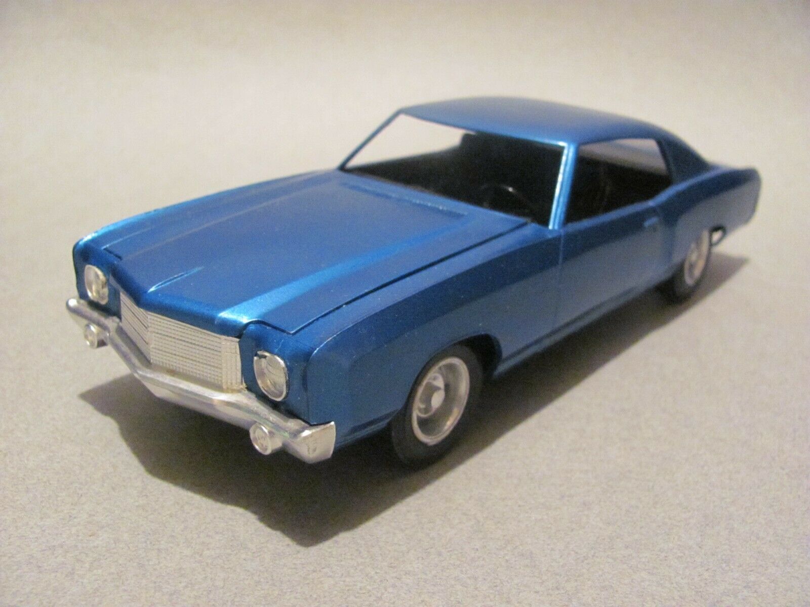 Vintage Amt 1970 Chevrolet Monte Carlo Built Kit - Blue Metallic, *excellent!