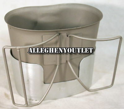 Stainless Steel Butterfly Canteen Cup And Open Bottom Mre Stove / Stand New