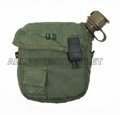 2 Quart Collapsible Bladder Canteen With Cover - Us Army Military 2 Qt