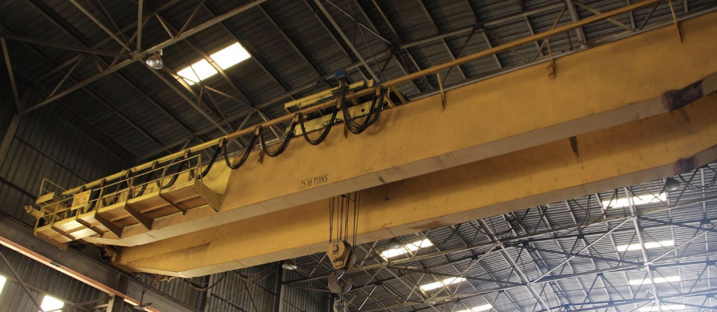 60/10 Ton X 85' P & H Overhead Bridge Crane: Ybm #10887