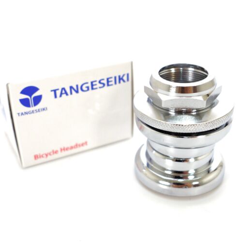 Tange Old School Bmx Headset 1" Threaded 32.7 Cups 26.4mm Chrome Silver