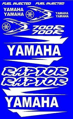 Stickers Decals Graphics Kit For Yamaha Raptor 700 Fender Hood Tank Tank Emblems