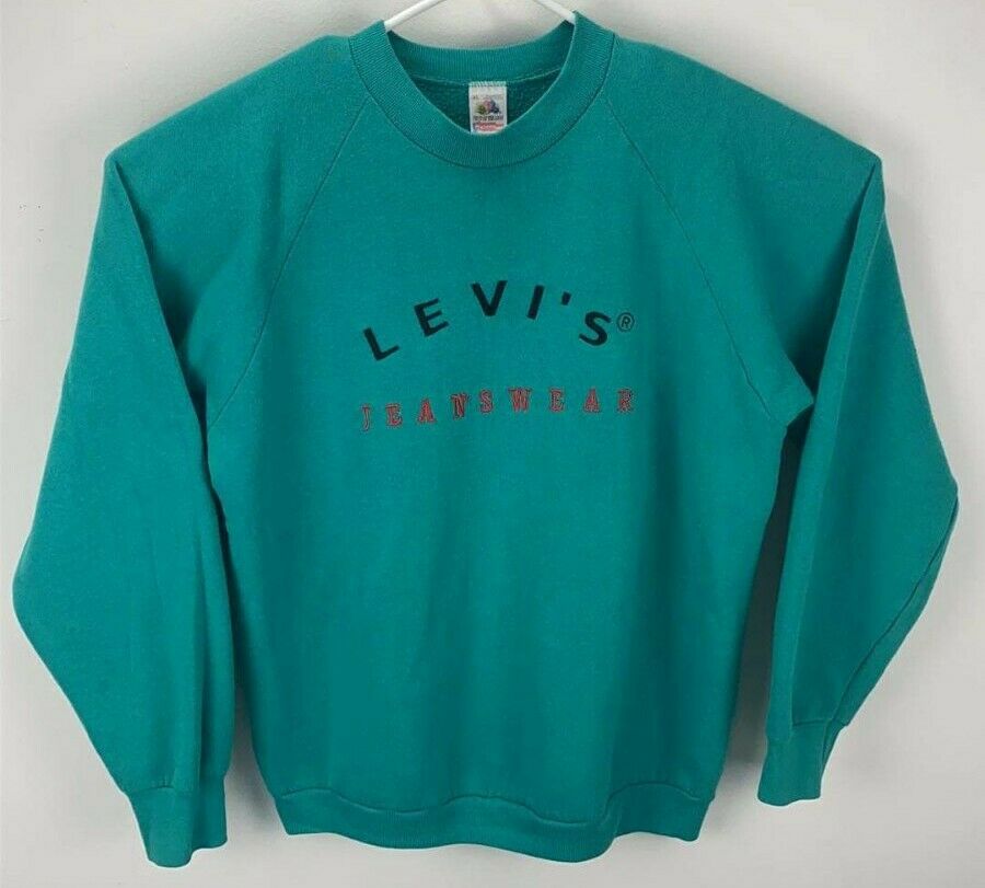 Vintage  Levi's Jeans Wear  Sweatshirt Size Xl   Made Usa  Fotl