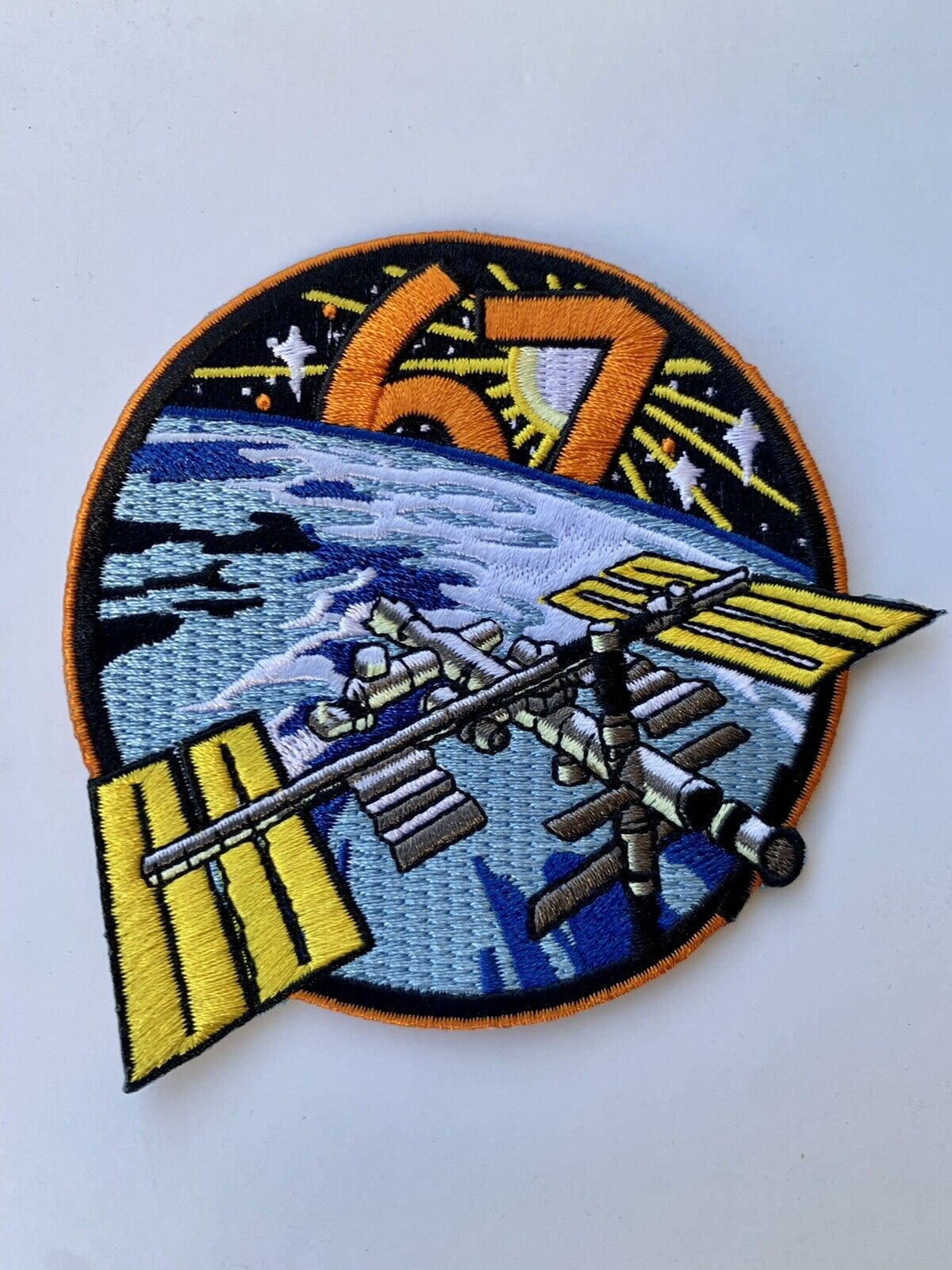 Original Spacex Esa Expedition 67 Iss Crew 4 Mission Patch Dragon Falcon 9