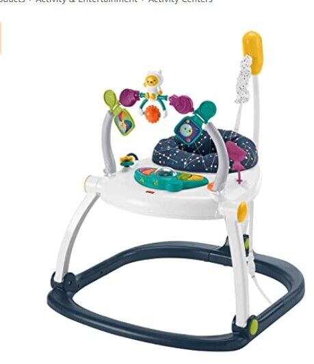 Fisher-price Astro Kitty Spacesaver Jumperoo, Space-themed Infant Activity Cente