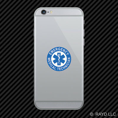 Emt Emergency Medical Technician Cell Phone Sticker Mobile Die Cut