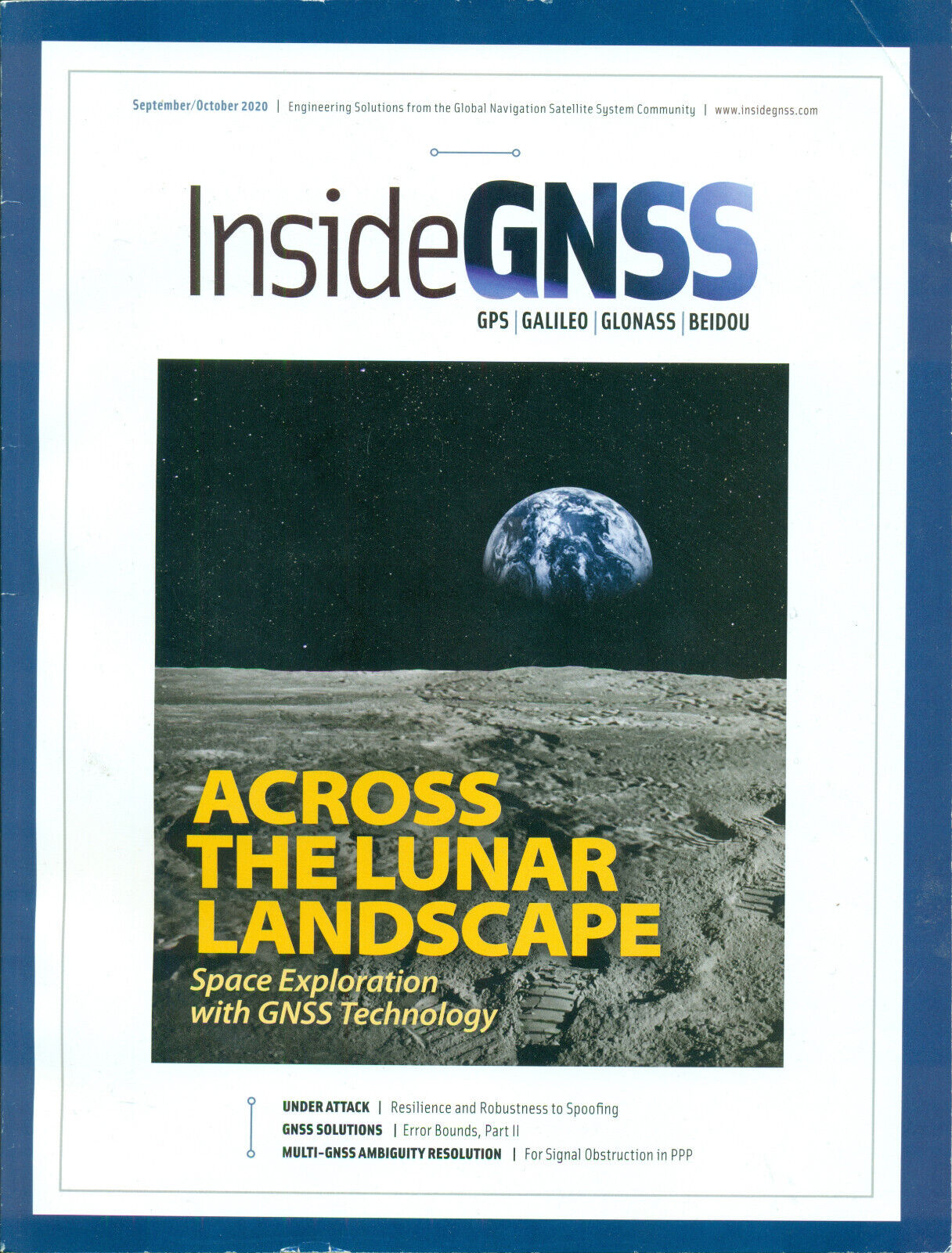 Insidegnss - 2020 Sep/oct: Gps/galilieo/glonas/beidou/satellite/navigation/space
